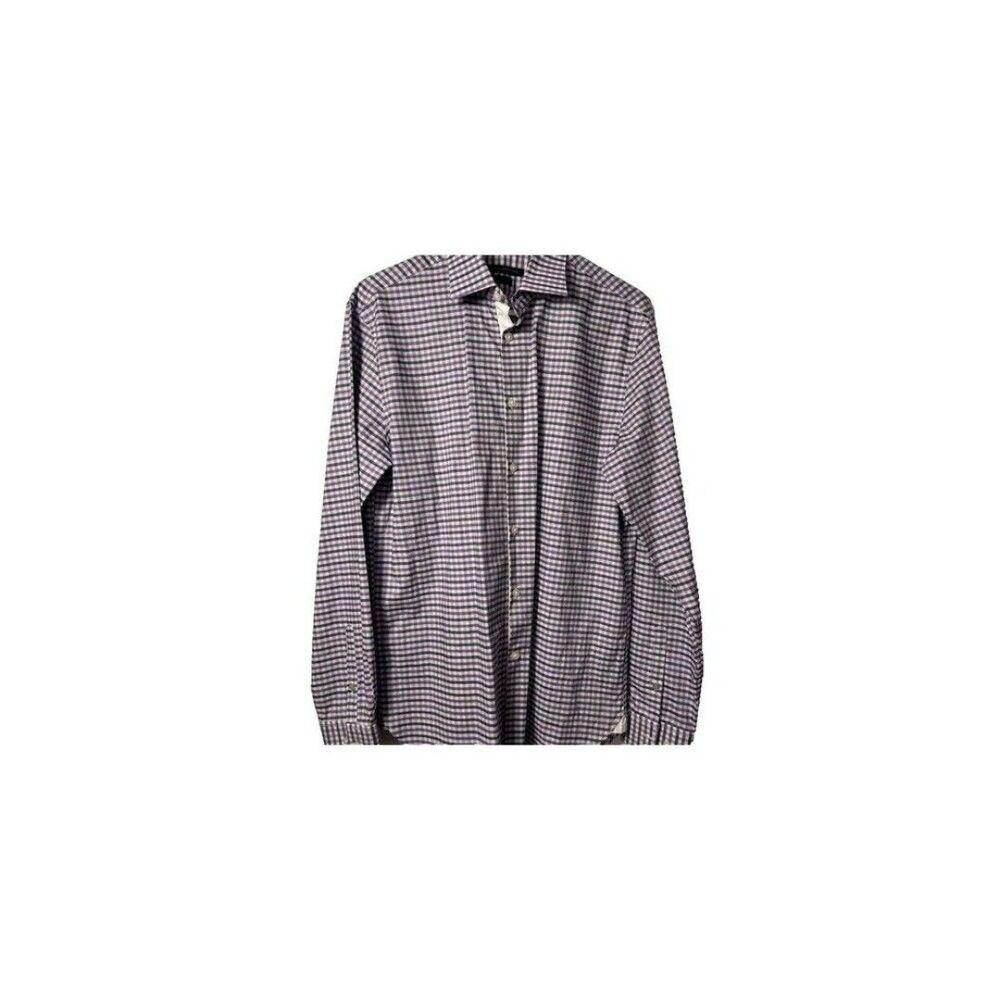 John Varvatos Shirt Mens Small Button Up Long Sleeve Casual Preppy 15.5